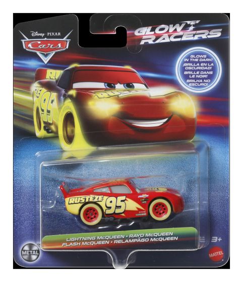 Disney Cars Night Racing Die-Cast Single Lightning Mcqueen